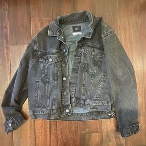 Urban outfitters black jean jacket
